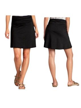 * Toad&Co Chaka Cotton Skirt iBlack SZ SM